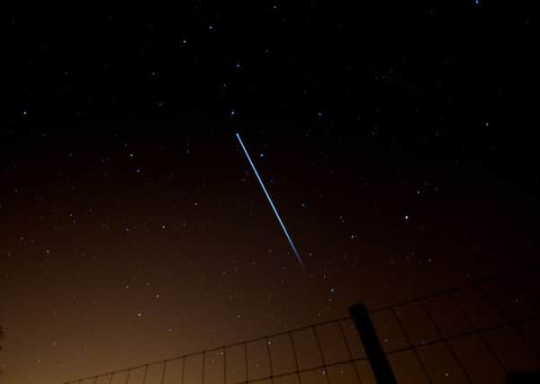 The ISS will be visible in the skies above the UK on Christmas Eve weather permitting. Photo: Paul Williams