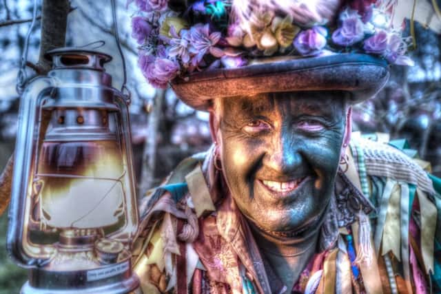 Wassail event with the Stamford Community Orchard Group. Pictured is Bourne Borderer Kurt Sauter EMN-160901-193243009