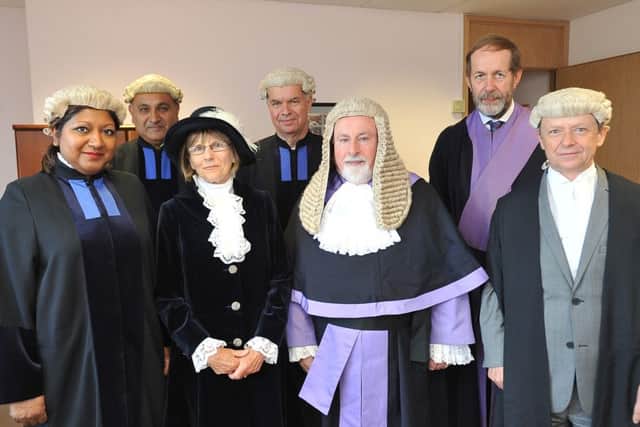 His Honour Judge Murphy who was installed as Honorary Recorder of Peterborough at the Town Hall, pictured in chambers at Peterborough Crown Court. EMN-140726-224053009