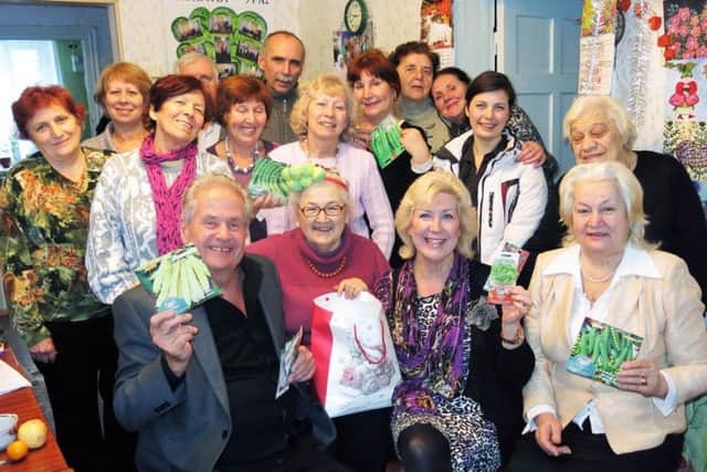 Chernobyl Age Concern pensioners were thrilled with their seeds