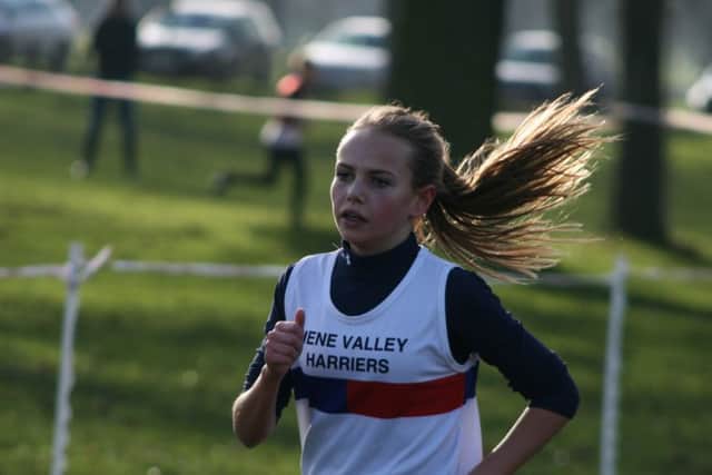 Amber Park finished fourth in the Under 15 girls race.