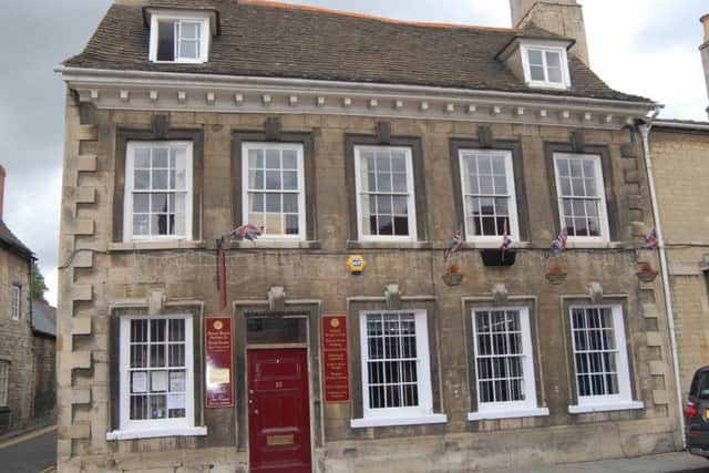 Stuart Porter Antiques in Broad Street, Stamford.