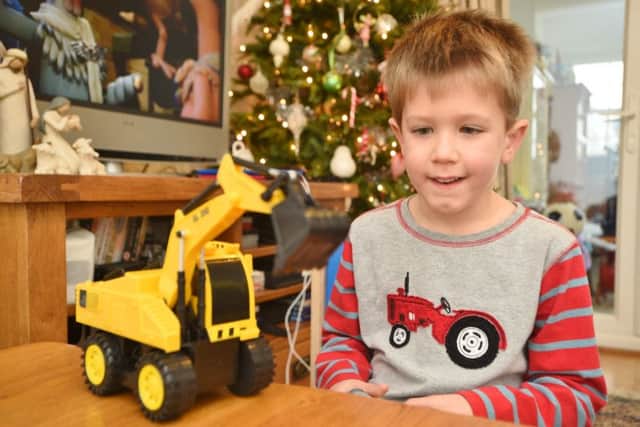 Jack Rickard (6) who had cerebal palsy at home at Uffington EMN-151230-154758009