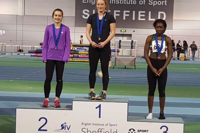 Lily Hughes won a gold medal.