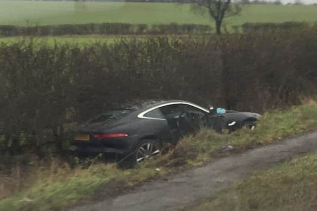 Reader Gary Reed sent us this photo of the crash