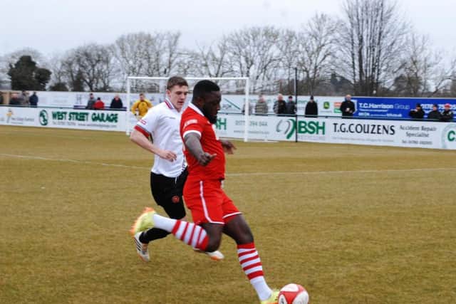 Jordan Smith scored for Stamford against Buxton.