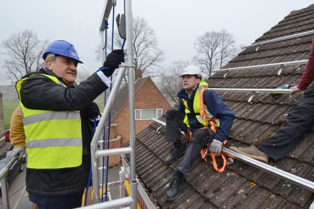 Marco Cereste launches solar panel scheme at Clarence Road EMN-150318-171913009
