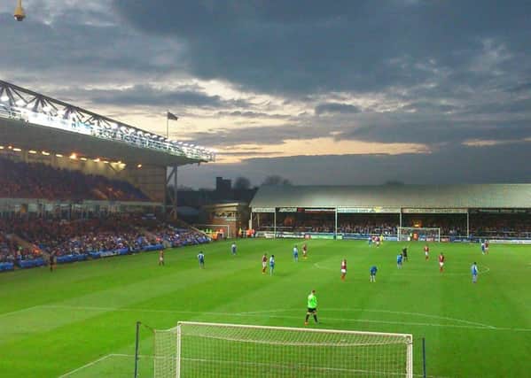 The ABAX Stadium will host Posh v Oldham on February 23.