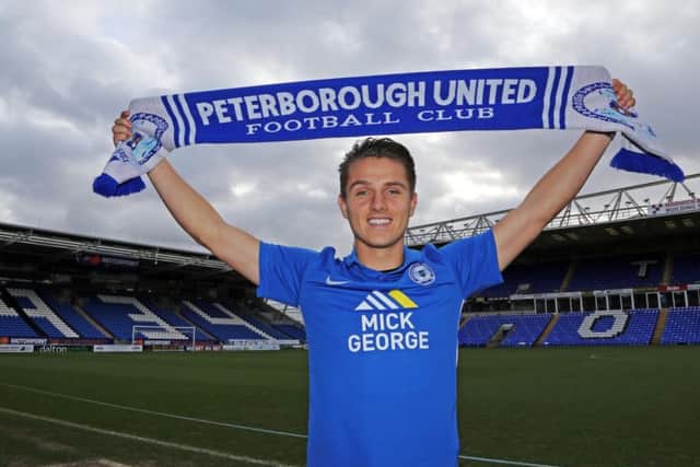 New Posh striker Tom Nichols. Photo: Joe Dent/theposh.co.