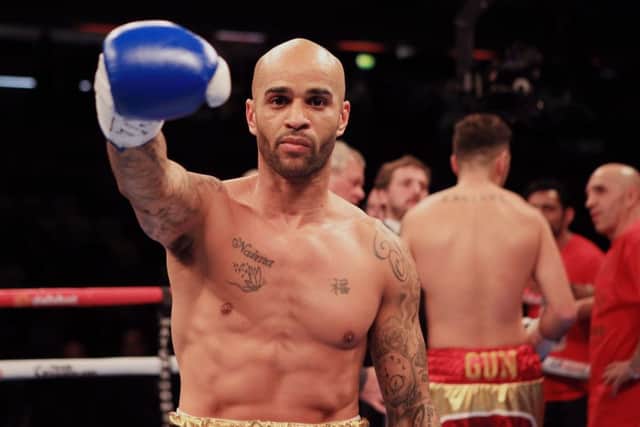 Leon McKenzie celebrates beating Kelvin Young. Picture: Nick Potts.