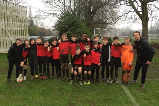 The Nene Park Academy team through to the English Schools FA Cup semi-finals.
