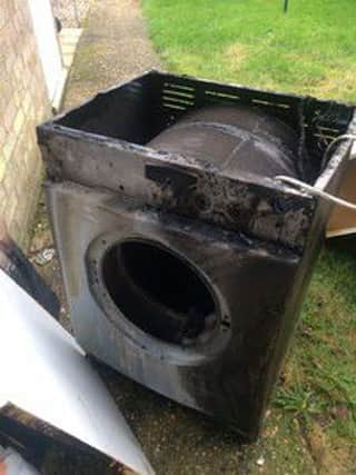 The offending tumble dryer