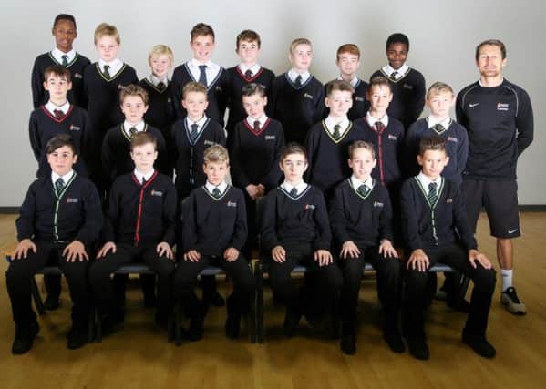 The Nene Park Academy Year 8 team who have reached the English Schools FA Cup semi-finals.