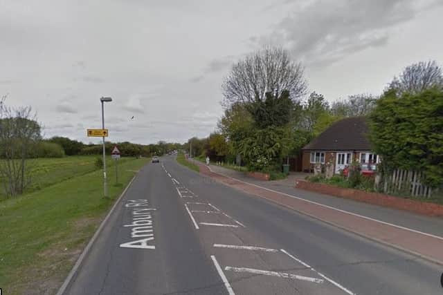 Ambury Road where the attack took place