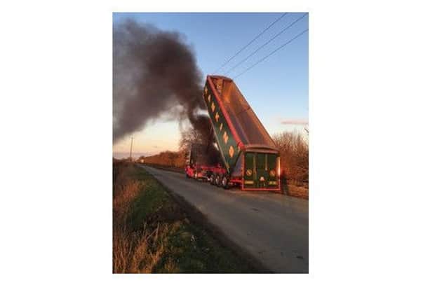 The scene of the accident. Pic: Cambridgeshire Fire and Rescue