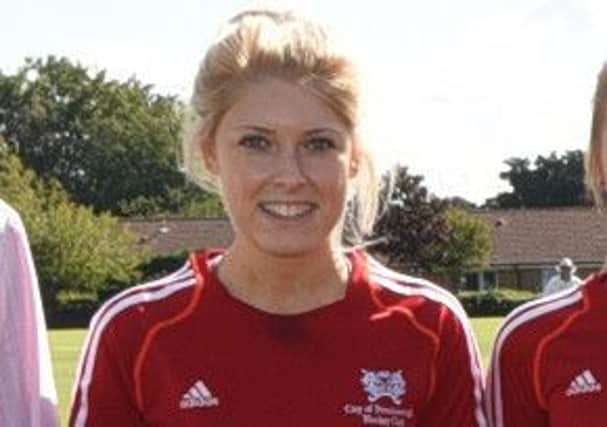 Anna Faux scored for City of Peterborough at Blueharts.