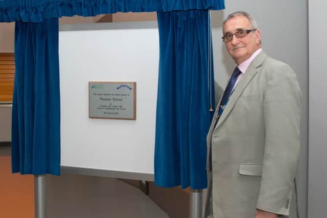 Cllr John Holdich opens the new extension