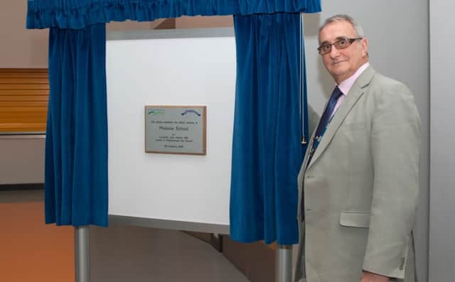 Cllr John Holdich opens the new extension