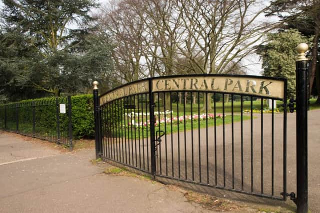 General view of Central Park, Peterborough. March 31st 2014. EMN-140331-131210009