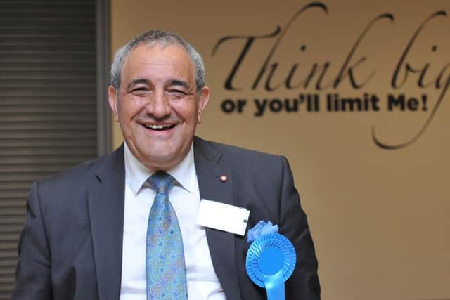 City  Elections 14 at Kingsgate. Marco Cereste at the count. EMN-140523-085849009