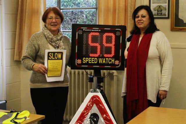 Cllr Jill Taverner (left), of Warboys Parish Council, and Cllr Angie Curtis, of Huntingdonshire District Council, is attached to this press release.
