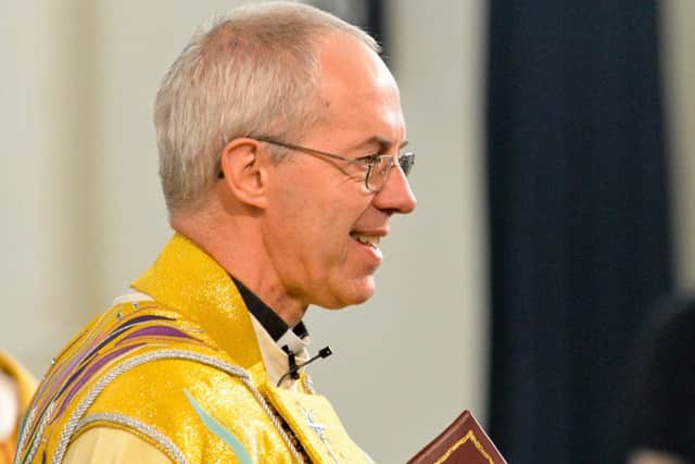 The Archbishop of Canterbury, the Most Reverend Justin Welby, who has set up the TOYOURCREDIT initiative to "create a fairer financial system focused on serving the whole community".
Photo by Tudor Morgan-Owen.