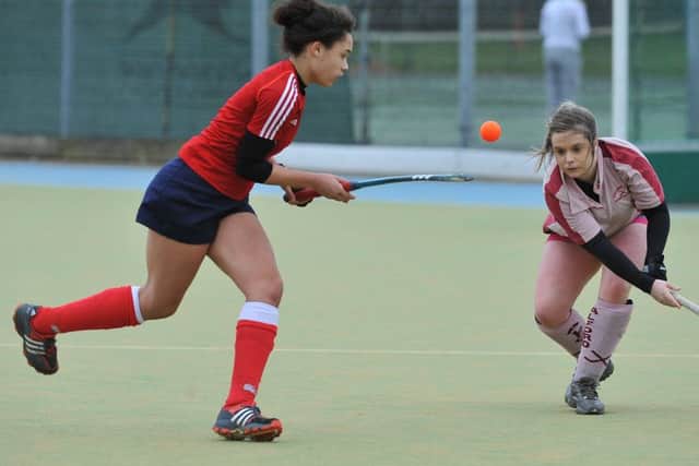 Tierney Augustine scored twice for City of Peterborough Ladies against Saffron Walden. Photo: David Lowndes.