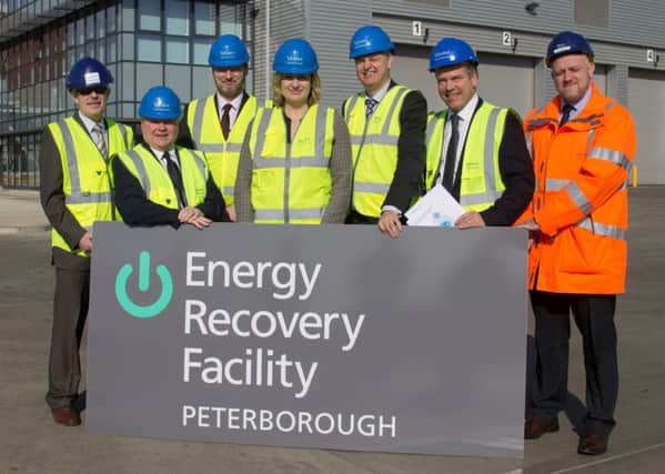 Secretary of State Amber Rudd was joined by Peterboroughs Deputy Council Leader Wayne Fitzgerald, local MP Stewart Jackson, PCC Waste Partnership Manager Richard Pearn, and Viridors Director of External Affairs, Dan Cooke and Regional Manager, Paul Rowland.