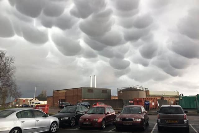 @JWPictures Design sent us this photo of the storm clouds over Peterborough