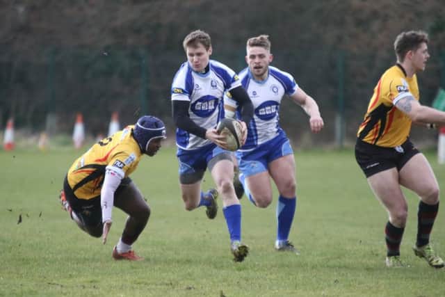 De La Rey Veenendaal attacks for the Lions. Picture: Mick Sutterby