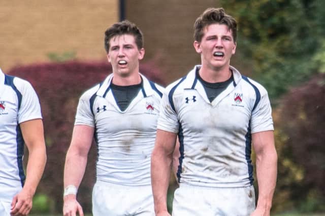 Oundle and England players Tom and Ben Curry.