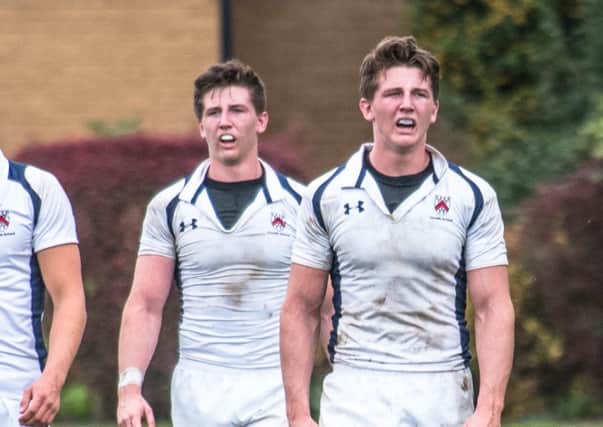 Oundle and England players Tom and Ben Curry.