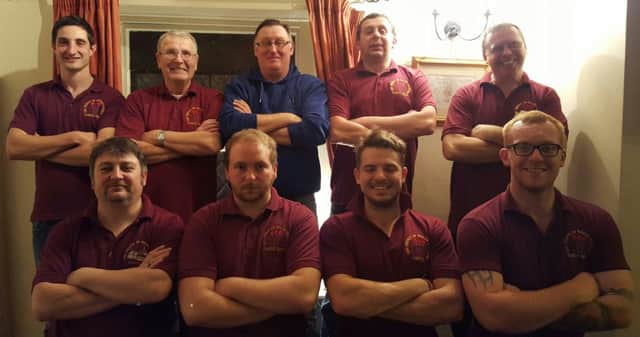 Pictured is the Prince of Wales Feathers darts team from Castor who beat Ketton Sports on Monday night to win the Stamford and District League Division Two title and  clinch promotion. They are from the left, back, Michael Gibbons, Bill White, Kevin Doades, Matthew Winsworth, Richard Fox, front, Simon Fitch, Liam Hill, Nathan Monaghan and Ross Porter.