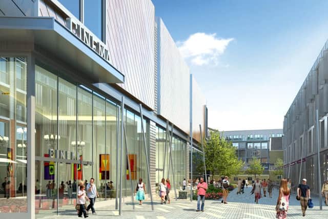 This is how a cinema in the planned North Westgate development might appear to shoppers.