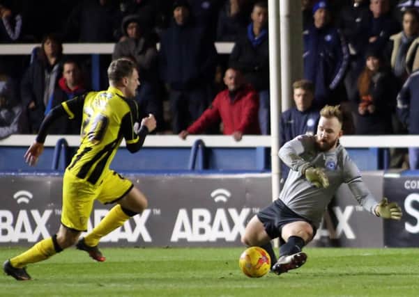 Posh goalkeeper Ben Alnwick could be back from injury to face Port Vale. Photo: Joe Dent/theposh.com.