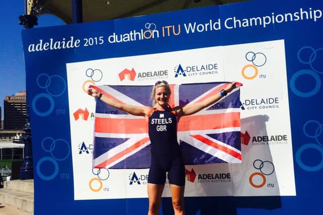 Claire Steels was an age group winner at the World Duathlon Championships last year and could be on for a repeat performance.