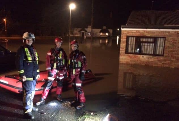 Firefighters in Huntingdonshire - photo by Cambridgeshire Fire and Rescue Service