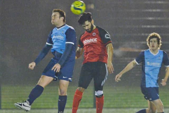 Action from last night's Netherton v Ketton game. Picture: David Lowndes