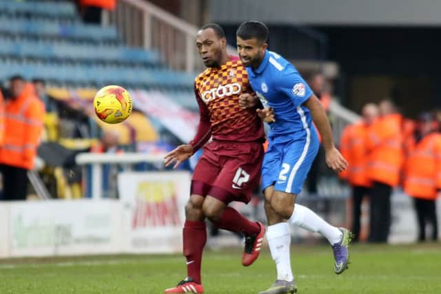 Adil Nabi (right) has been impressive in training for Posh.
