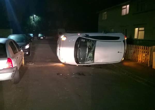 A photo of the collision - photo by Cambridgeshire police