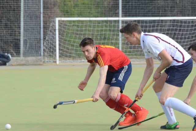 Action from City of Peterborough's game against Wapping (white). Photo: David Lowndes.