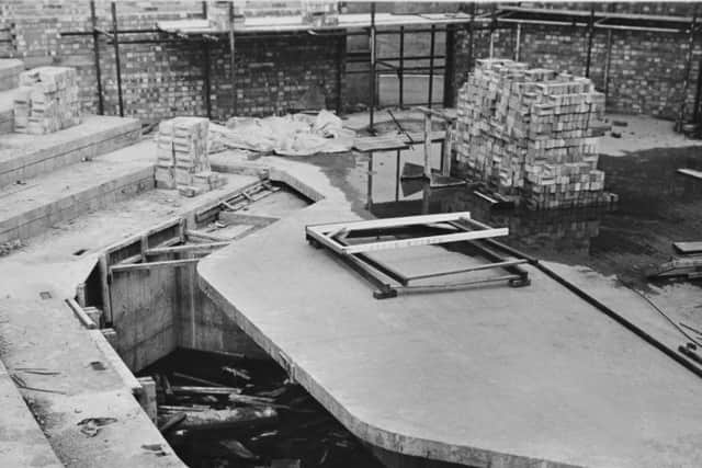 Building the Key Theatre in 1972