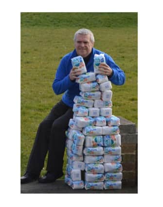 Cllr Tew with the amount of weight he has lost