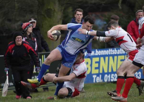 Action from Peterborough Lions' win at Bromsgrove in Midlands Division One. Photo: Mick Sutterby.