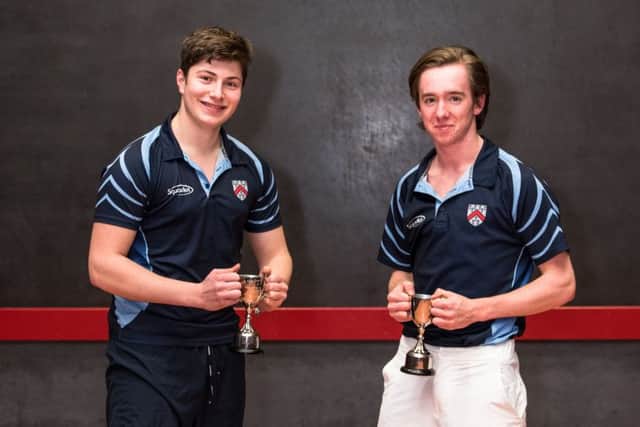 Midlands champions Tom Barlow and Jeremy Manger.