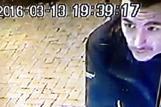 CCTV image of a man police wish to speak to