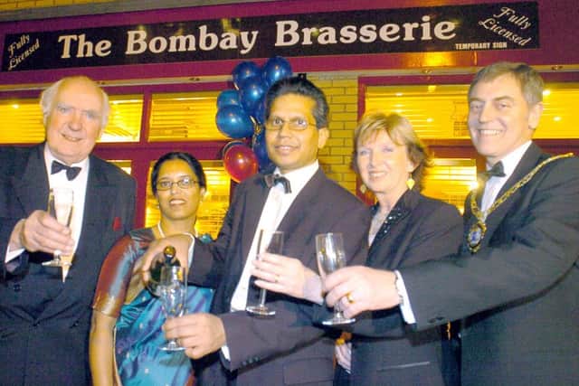 Opening night at the Bombay Brasserie new premises at Broadway in 2004.