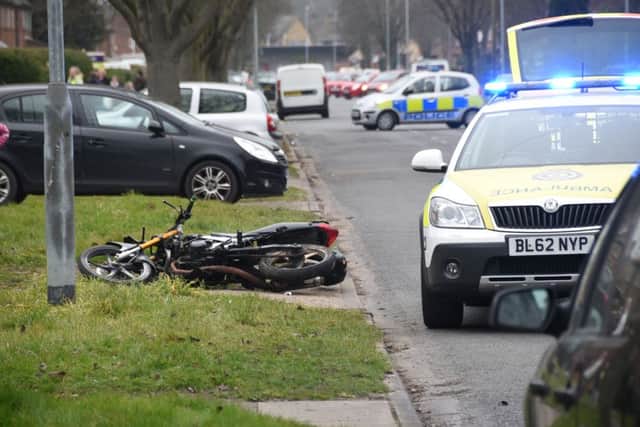 The crash scene