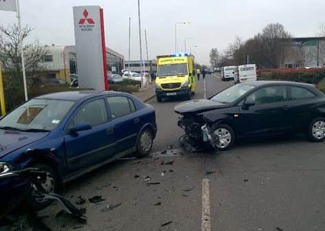 The scene Newark Road Peterborough
