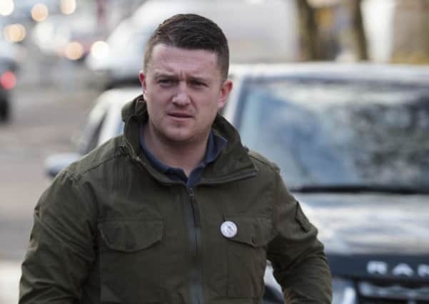 Stephen Yaxley-Lennon, known by the pseudonym Tommy Robinson, arrives at court in Peterborough during a previous hearing